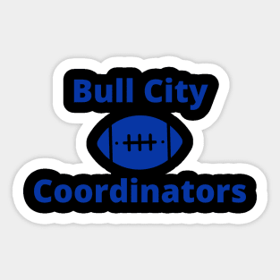 Bull City Coordinators Football Sticker